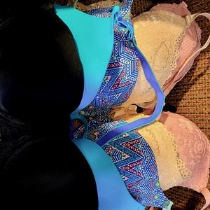 5 various bras